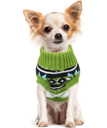 Buy Idepet Pet Cat Dog Sweater - Winter Coat & Jacket for Cats & Dogs - Warm & Stylish Green Pet Clothing - Buy Online on GoSupps.com