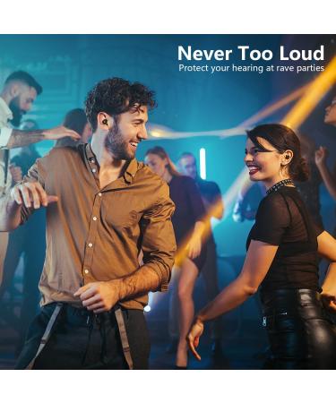Buy Reusable Ear Plugs for Sleeping & Concerts | Noise Cancelling 20dB Reduction Hearing Protection - 6 Pairs XS/S/M/L (Black - Buy Online on GoSupps.com