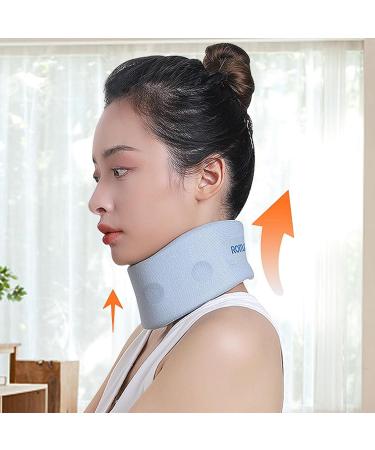 Pacienjo Neck Support - Soft Breathable Collar for Women & Older Men | Comfortable Neck Correction for Students - Large - Buy Online on GoSupps.com