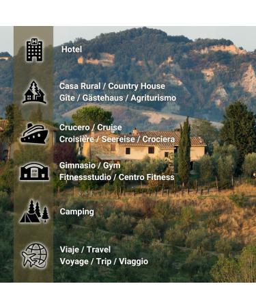  GPQ GPQ - OLIVE Hotel Amenities Pack | Shower gel + shampoo + soap kit | 100 units x 3 products | Paraben-free | Apartment B&B country house travel guests | Made in EU - Buy Online on GoSupps.com