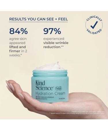 Kind Science by Ellen DeGeneres Face & Neck Duo - Anti-Aging Skin Care Set with Hydration Cream & Firming Neck Treatment | Reduce Wrinkles & Tighten Skin - Buy Online on GoSupps.com