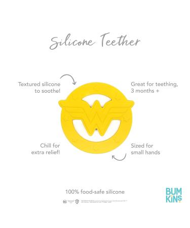 Buy Bumkins DC Comics Wonder Woman Silicone Teether | Safe & Stylish Baby Teething Toy | International Shipping Available - Buy Online on GoSupps.com