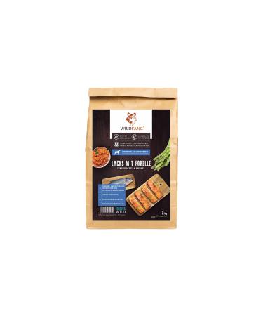 Wildfang Dry Dog Food - Grain Free Dog Food - Salmon with Trout Sweet Potato and Asparagus | Ideal for Large Dogs (2kg)