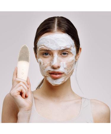 L&L SKIN EMI Facial Cleansing Brush - Deep Cleansing Face Brush with Ultra Hygienic Silicone Scrubber - Rechargeable & Waterproof - Buy Online on GoSupps.com