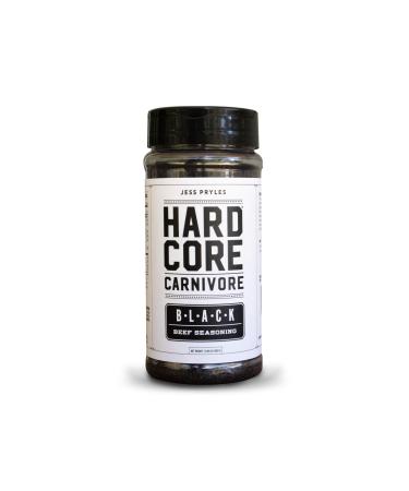 Hardcore Carnivore Black: charcoal seasoning for steak, beef and BBQ (Large Shaker) 13 Ounce (Pack of 1)
