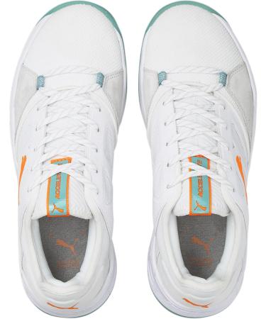 PUMA Unisex Accelerate Turbo Nitro W+ Indoor Trainers - 41 EU | Puma White Neon Citrus Nimbus Cloud Porcelain - International Shipping Available - Buy Online on GoSupps.com
