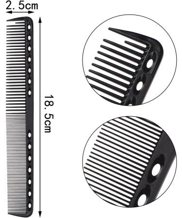 MEISH 3 Pieces Cutting Comb Hair Fine Tooth Comb Standard Teeth Clipping Comb Hair Styling Comb for Hair Barber Salon Hair Care Tools(3 Color) - Buy Online on GoSupps.com