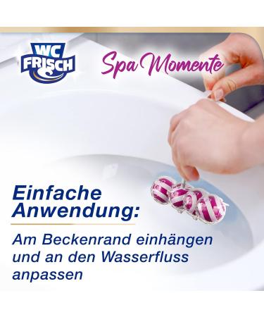 WC Frisch Spa Momente Harmonie Toilette Stein - 20x100g | Luxurious Essential Oils for Long-Lasting Fragrance - Buy Online on GoSupps.com