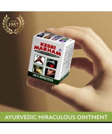 Buy Natural Ayurvedic Kesri Marham 100gm | Strong Aroma & Authentic Formulation - International Shipping Available - Buy Online on GoSupps.com