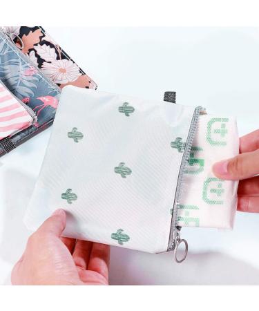 Artibetter Menstrual Cup and Nursing Pad Pouch Set - 4 Pack Cotton Bag for Sanitary Napkins, Women and Girls - Buy Online on GoSupps.com