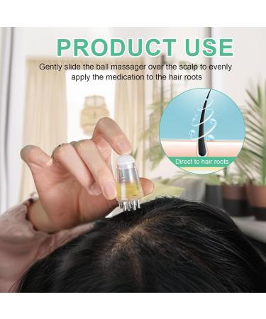 Hair Oil Applicator Bottle| 6ml Hair Massage Comb with Roller Ball| Portable Root Comb Applicator Bottle for Hair| Hair Scalp Applicator| Liquid Dispenser for Enhanced Hair Growth & Scalp Health (1) - Buy Online on GoSupps.com