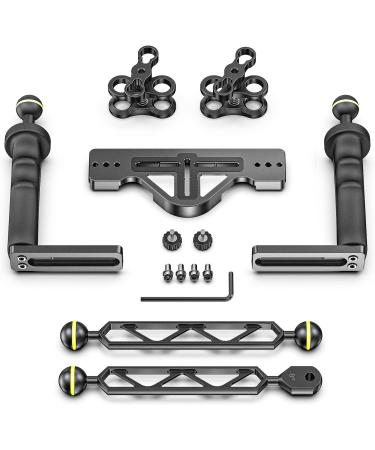 Seafrogs TS-6 Underwater Camera Stabilizer with Dual Hand Grips and Mount Accessories - Buy Online on GoSupps.com
