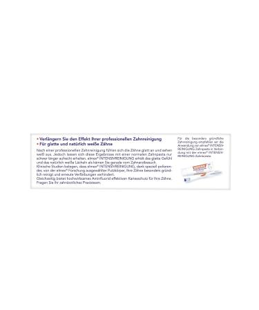 Elmex Toothpaste Intensive Cleaning 50ml - Pack of 4 for Smooth White Teeth | Professional Cleaning Effect - Buy Online on GoSupps.com