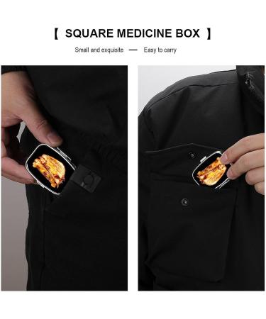 Grilled Cheese Sandwich Pill Box | 2 Compartment Portable Organizer for Vitamins & Medications - Buy Online on GoSupps.com
