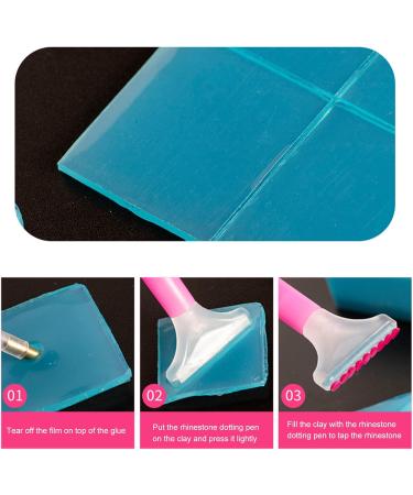 Rhinestone Painting Accessories Professional Nail Art Dotting Tool Practical with Rhinestone Dotting Pen for Nail Salon - Buy Online on GoSupps.com