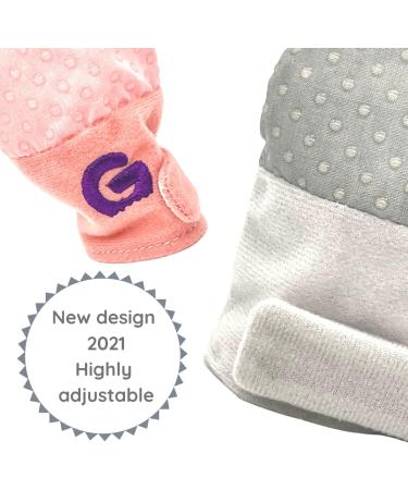 Gummee Baby Scratch Mittens - Adjustable Cotton Baby Mittens 0-3 Months - Grey Newborn Essentials - Buy Online on GoSupps.com