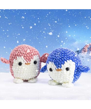 Kennifer Crochet Kit for Beginners - Penguin Design | Step by Step Tutorials for Kids & Adults | Yarn, Hook, Needles, Scissors Included - Buy Online on GoSupps.com