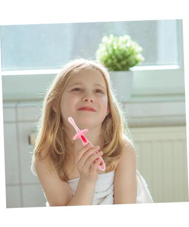 Minkissy Kids Toothbrush - Baby & Toddler Accessories Travel-Friendly Pink Manual Detergent Baby Toothbrush (1 Pack) - Buy Online on GoSupps.com