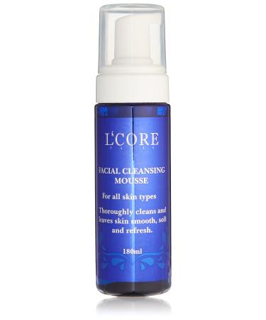 L'core paris Facial Cleansing Mousse for all Skin Types thoroughly Cleans and leaves Skin Smooth Soft and Refreshed 6.08 fl. oz.