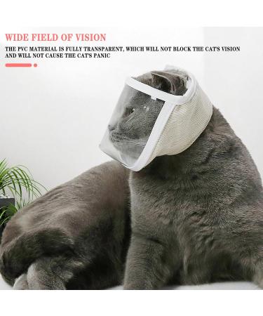 Adjustable Cat Muzzle for Bathing | Breathable Mesh & PVC Protection | Perfect Cat Care Accessory - Buy Online on GoSupps.com