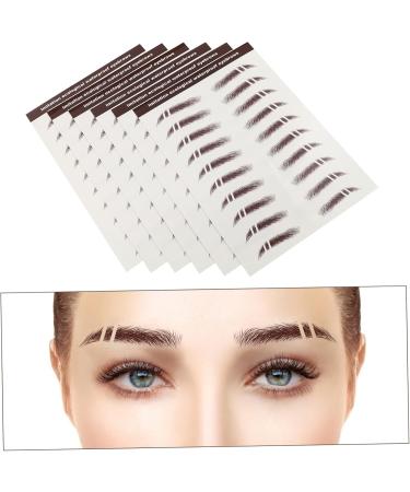 FOMIYES 48 Pcs Eyebrow Stickers Decal Stickers Instant Transfer Eyebrows Eyebrow Tool 6d Applique Hair - Buy Online on GoSupps.com