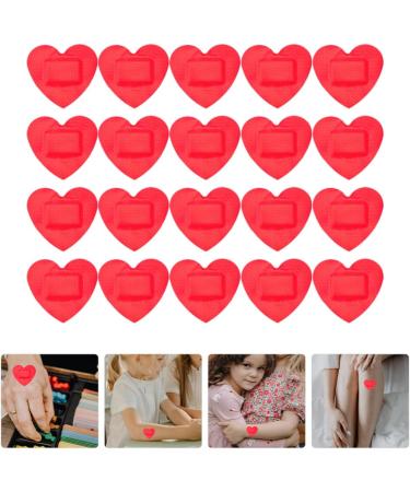 BESPORTBLE 90 Sheets Heart Stickers - Cute Waterproof Self-Sticking Care Supplies for Kids | International Shipping Available - Buy Online on GoSupps.com
