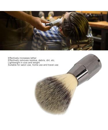 Premium Shaving Foam Brush - Ergonomic Wooden Handle Soft Hair Synthetic Brush for Men | Ideal for Home & Salon Use - Buy Online on GoSupps.com