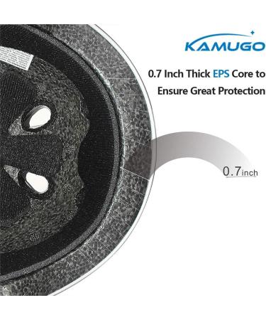 KAMUGO Kids Bike Helmet - Adjustable Toddler Bicycle Helmet for Ages 2-14 - Blue, Small 18.9-21.26 inches - Buy Online on GoSupps.com