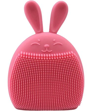Soft Silicone Face Scrubber - Facial Cleansing Brush Face Scrub Clean Brush Face Brushes for Cleansing Cute Rabbit Ears Shape Manual Face Exfoliator Brush for Blackhead Pore Coatuiyo - Buy Online on GoSupps.com