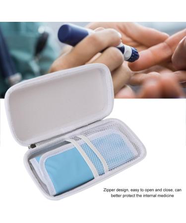 Insulin Cooler Travel Case Medical Cooler Bag Odorless Lightweight Easy to Clean Insulin Pen Insulation (Light Blue) - Buy Online on GoSupps.com