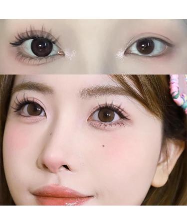 Frifer Glue Lashes Press On Lashes - Glueless Lashes Press and Go | DIY Eyelash Extensions Kit Long-Lasting Natural DIY Lash Extensions for 3D Natural Eye Makeup Nature - Buy Online on GoSupps.com