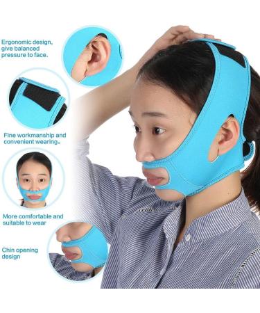 Dioche Double Chin Reducer V Shape Face Slimming Belt Breathable Adjustable V Line Face-Lift Strap Double Chin Reducer for Eliminates Sagging Skin Tightening and Anti Aging - Buy Online on GoSupps.com