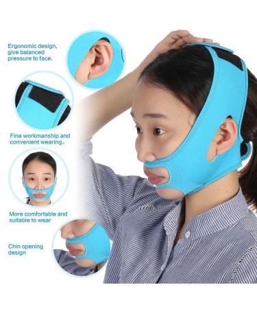 Face Lifting Belt & V Facial Mask - Anti-Wrinkle Chin Lift for Men & Women | Slimming V-Line Kinnbacke Lift Up Band - Buy Online on GoSupps.com
