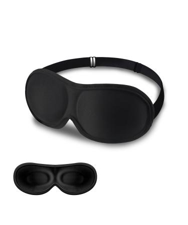 SLIJAR 3D Eye Mask Comfortable and Lightweight Sleep Mask for Side Sleepers Breathable Blackout Sleeping Mask with Adjustable Strap Travel Accessories Essentials