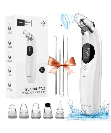 2023 Newest Blackhead Remover Pore Vacuum  Upgraded Black Head Remover for Face  Electric Acne Comedone Whitehead Extractor Tools-5 Suction Power  5 Probes  USB Rechargeable Pimple Popper Tool Kit