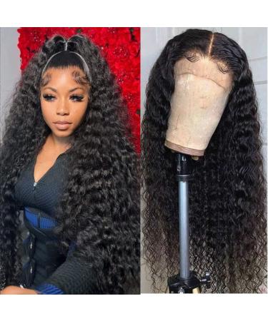 Deep Wave Lace Front Wigs Human Hair 180% Density Curly Lace Front Wig Human Hair 13x4 HD Transparent Lace Front Human Hair Wigs for Black Women Glueless Wigs Human Hair Pre Plucked with Baby Hair Hairline(24 Inch) 24 In... - Buy Online on GoSupps.com