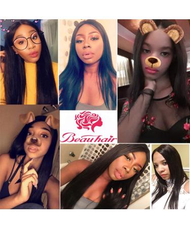 Beauhair 100% Unprocessed Brazilian Straight Virgin Human Hair Bundles - Natural Black (20/22/24/26 Inch) - Buy Online on GoSupps.com