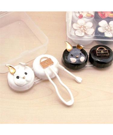 Owlkay Lentil & Contact Lens Storage Container Set - Mini Flower Box for Travel & Glasses Accessories - Buy Online on GoSupps.com