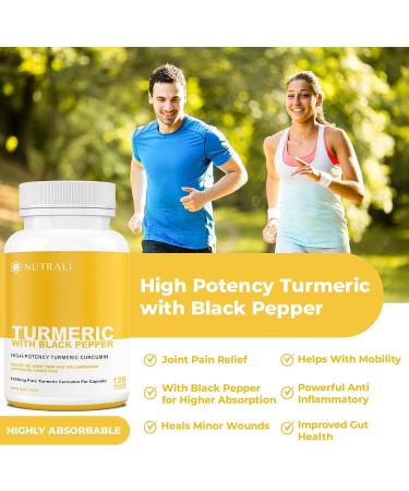 HIGH POTENCY TURMERIC CURCUMIN + BLACK PEPPER EXTRACT Powerful 3700mg per Serving (2 capsules) Source of Anti-Inflammatory and Antioxidants. Joint Pain Relief Improved Liver Function. Non-GMO Vegan Gluten Free. Zero Additives Easy to Swallow Capsules. 1 - Buy Online on GoSupps.com