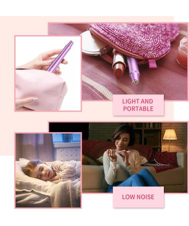 Professional Electric Nail Drill Kit - 23000RPM Adjustable Speed Manicure Pedicure Set | 12-in-1 Electric Nail File for Acrylic Nails (Purple) - Buy Online on GoSupps.com