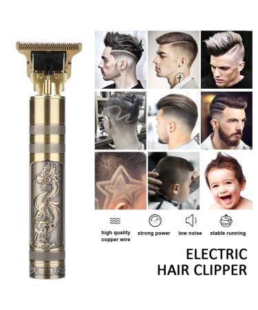 Rechargeable Cordless Hair Clippers | Zero Gapped T-Blade Trimmer for Men | Waterproof Baldhead & Beard Shaver | Dragon Edition - Buy Online on GoSupps.com