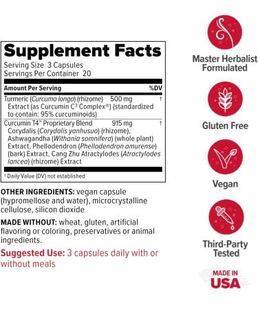 Redd Remedies Joint Health Original 90 Capsules and Curcumin T4 60 Capsules - Buy Online on GoSupps.com