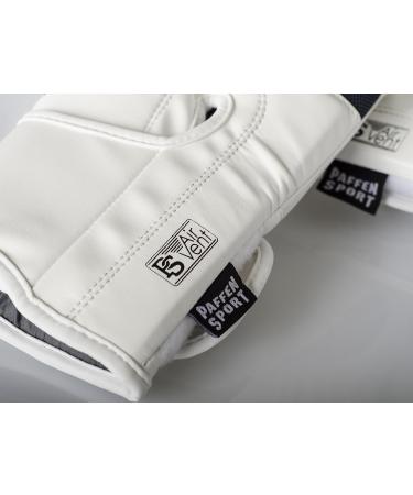 Paffen Sport Fit Boxing Gloves - Breathable Mesh for Boxing Kickboxing Muay Thai & K1 | White 12oz - International Shipping Available - Buy Online on GoSupps.com