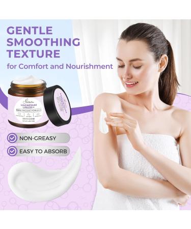 Magnesium Lotion for Sleep Natural Magnesium Cream for Leg Cramps Soothing Relief & Muscle Relaxation Magnesium Butter with Coconut Oil Shea Butter Vitamin E Safe for Kids Lavender 4 oz Lavender 4 Fl Oz (Pack of 1) - Buy Online on GoSupps.com