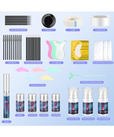 4 in 1 Lash Lift & Brow Lamination Kit - Salon-Quality Eyelash Perm at Home Lasts 6-8 Weeks Safe & Easy for Beginners - Buy Online on GoSupps.com