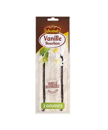 Vahine Vahine VAHIN - Pastry - 2 Bourbon Vanilla Beans - For Custard Cakes and Tarts