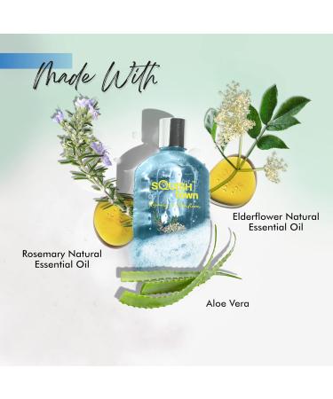 Rosemary & Elderflower Soothing Bath & Shower Gel | Luxury Vegan Aromatherapy | Natural Essential Oils | Paraben-Free | 250ml for Men & Women - Buy Online on GoSupps.com