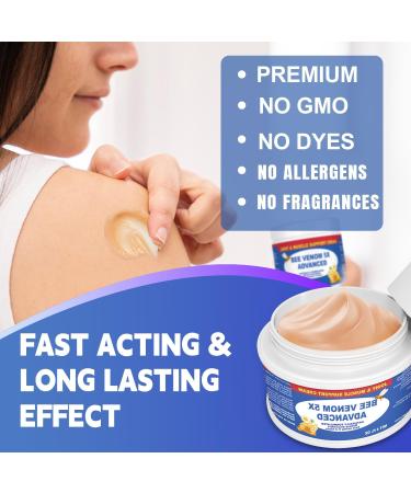 10x Bee Venom Serum & Muscle Relief Cream | Instant Joint Pain Relief - Vitamin B6 Aloe Vera MSM - Buy Online on GoSupps.com