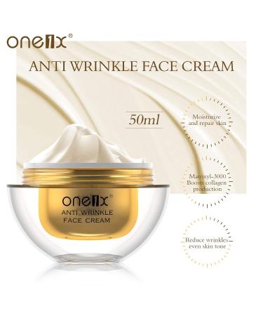 Anti Aging Face Cream with Retinol Hyaluronic Acid & Vitamin C - Moisturizer for Wrinkles & Fine Lines | Organic Day & Night Firming Cream 50ML - Buy Online on GoSupps.com