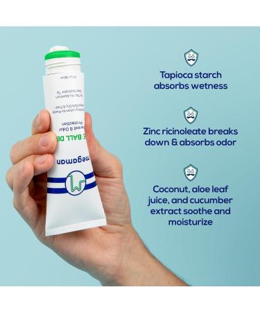 Megaman Ball Deo | Men s Ball Deodorant | Guards Against Sweat Chafe Odor & Irritation | 3 fl oz - Buy Online on GoSupps.com